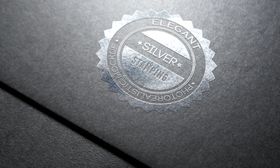 logo样机标志VI立体盖印