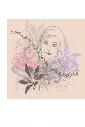 女装人物印花