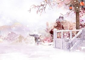 传统中国风古风装饰元素花卉花卉花朵