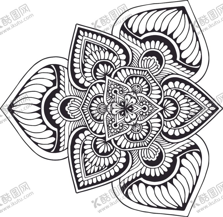 编号：82307809161532557559【酷图网】源文件下载-曼陀罗花纹