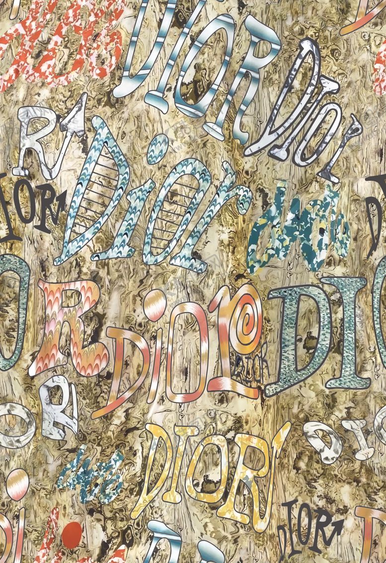 编号：70188609290129497858【酷图网】源文件下载-迪奥涂鸦