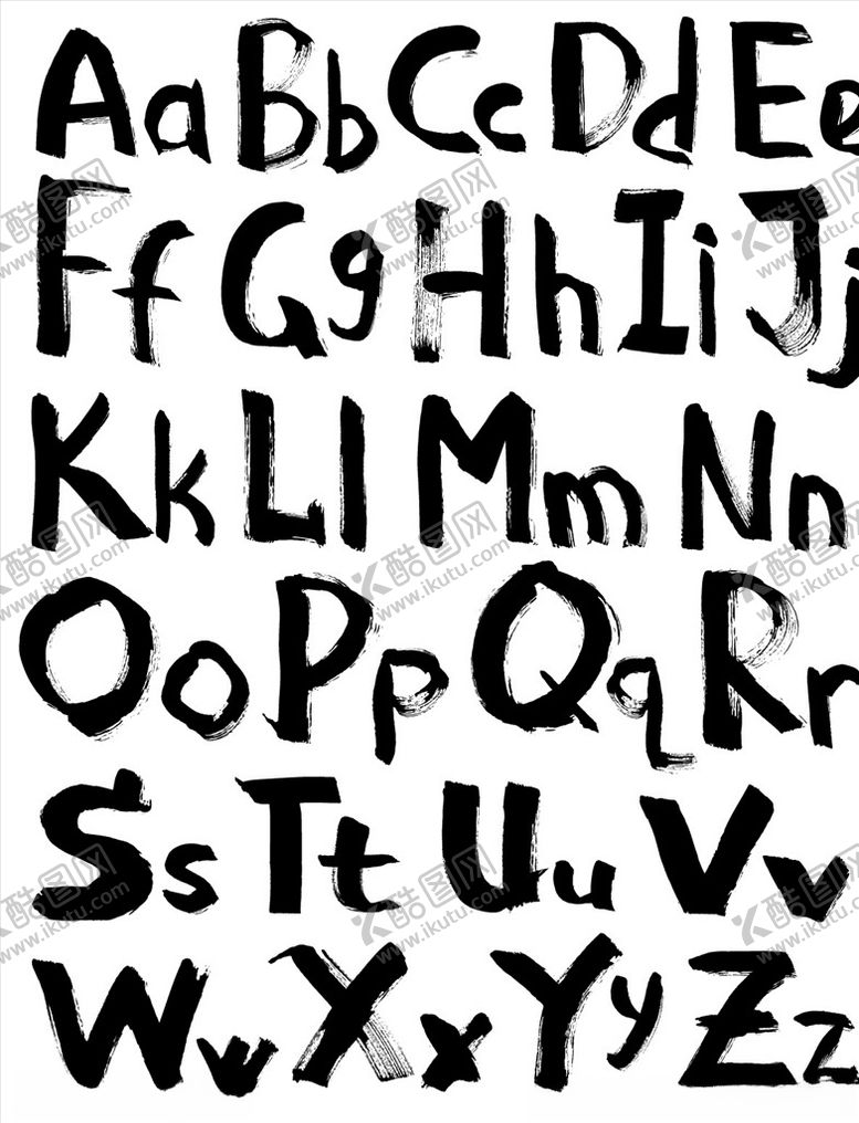 编号：25275609170011244156【酷图网】源文件下载-卡通字母