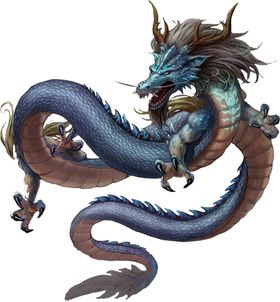 中国风金色龙元素