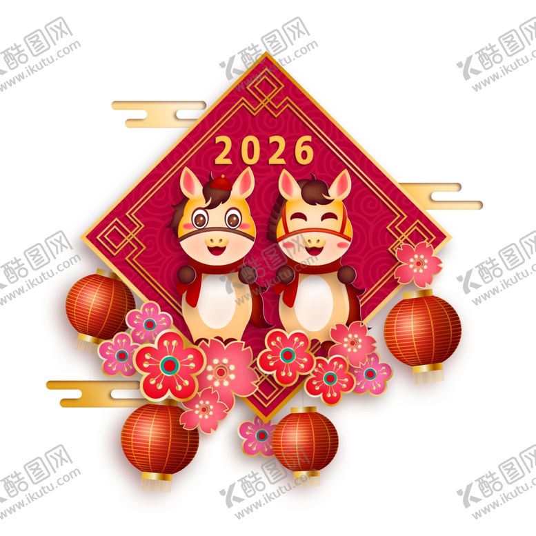 编号：40652604081422565727【酷图网】源文件下载-马年素材