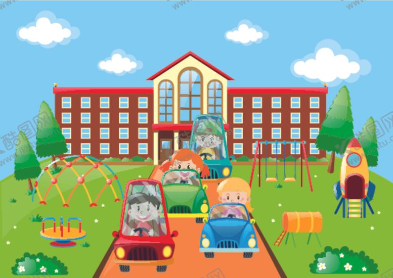 编号：54141909190039595808【酷图网】源文件下载-快乐学生插画