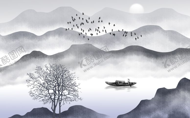 编号：49153805111437469433【酷图网】源文件下载-山水画