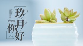 九月你好菊花海报9促销