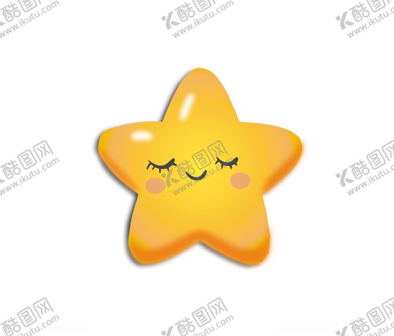 编号：64157209090927574570【酷图网】源文件下载-可爱黄色小星星ai源文件