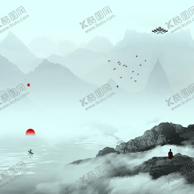 编号：56741009270802217589【酷图网】源文件下载-山水画
