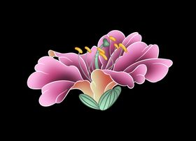 电脑花卉