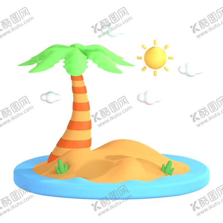 编号：51355101262254147946【酷图网】源文件下载-椰子树