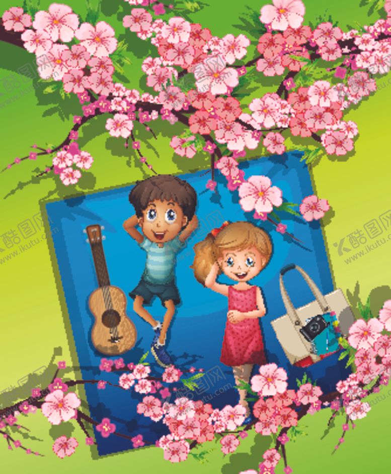 编号：59747109232158301998【酷图网】源文件下载-卡通夏天儿童