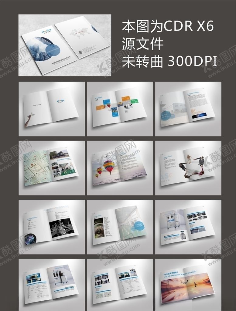 编号：31243210152120566158【酷图网】源文件下载-色选机画册企业画册