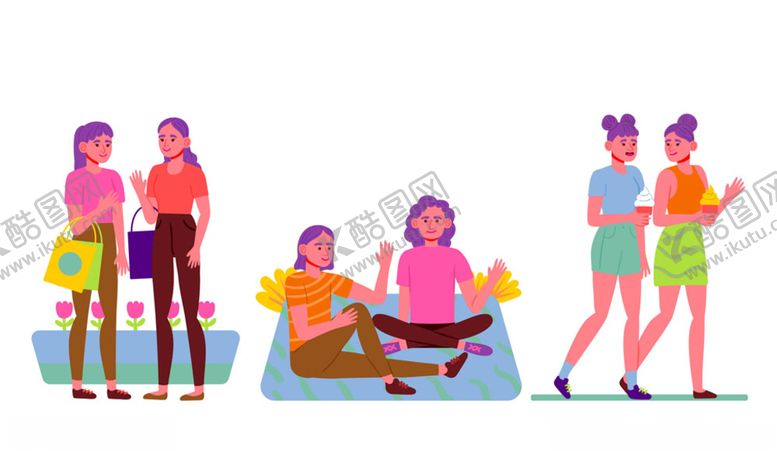 编号：79241110152321032606【酷图网】源文件下载-时尚人物时髦女生