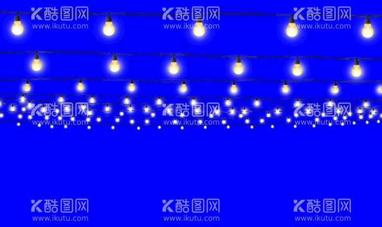 编号：36897010072205068490【酷图网】源文件下载-彩色串灯星空灯带灯珠免抠图