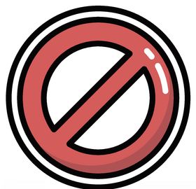 禁止的标志