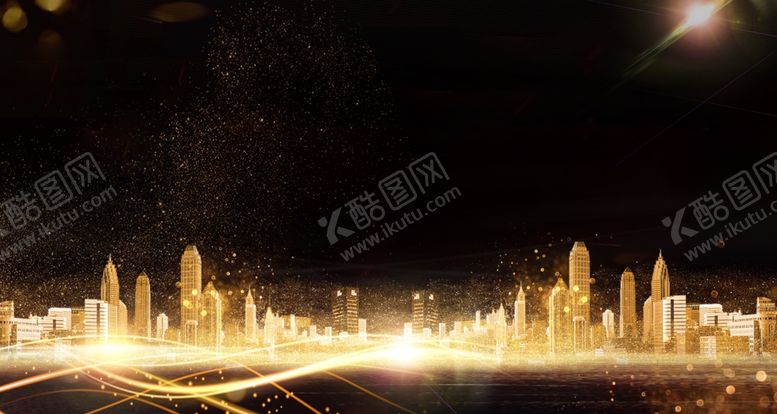 编号：62391507140228265193【酷图网】源文件下载-金融地产黑金背景