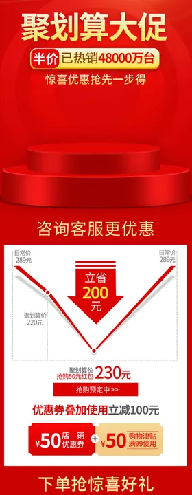 聚划算大促