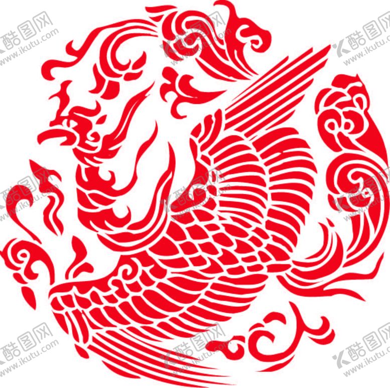 编号：92816404170111305331【酷图网】源文件下载-手绘水彩凤凰
