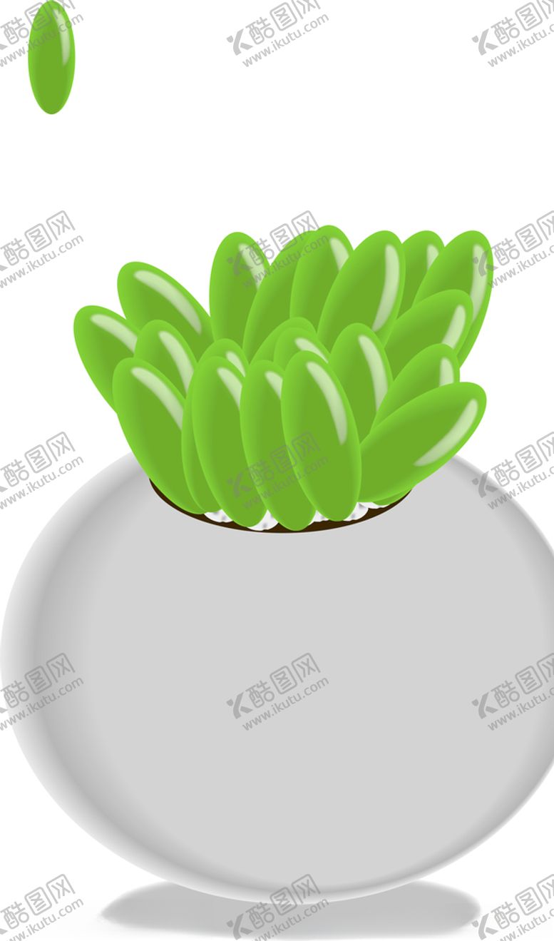 编号：94806906240535504475【酷图网】源文件下载-多肉植物小插画