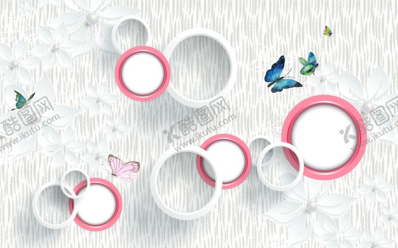 编号：48009806271220267686【酷图网】源文件下载-浮雕花电视背景墙