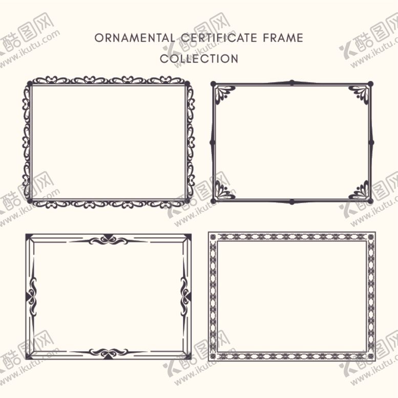 编号：45244009222031088481【酷图网】源文件下载-古典花纹边框