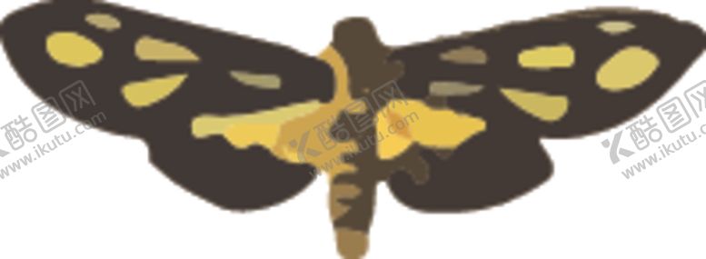 编号：93624610252007588300【酷图网】源文件下载-飞蛾昆虫插画