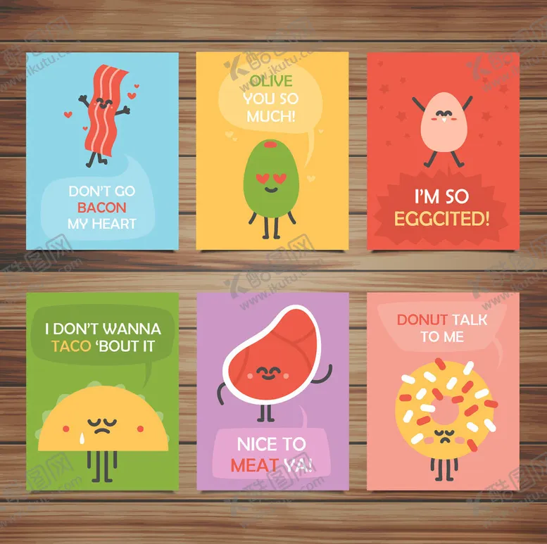 编号：96071104041246135039【酷图网】源文件下载-多彩创意节日贺卡设计