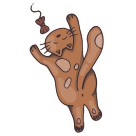 可爱卡通猫咪头像动物图案拼贴被褥图案