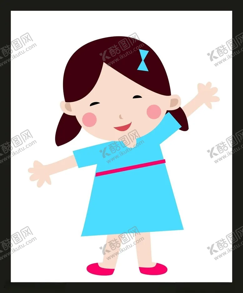 编号：36519902180514374583【酷图网】源文件下载-手绘儿童女孩