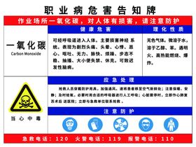 一氧化碳危害传单