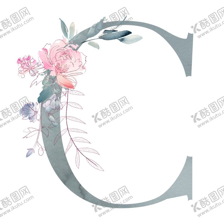 编号：40614109281632028335【酷图网】源文件下载-植物手绘水彩