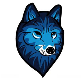 狼头徽标设计