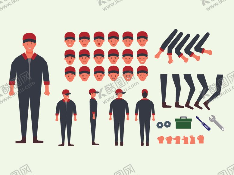 编号：52167109240654207808【酷图网】源文件下载-卡通人物