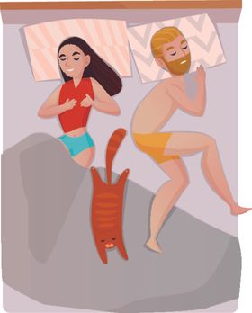 睡觉姿势休息眠