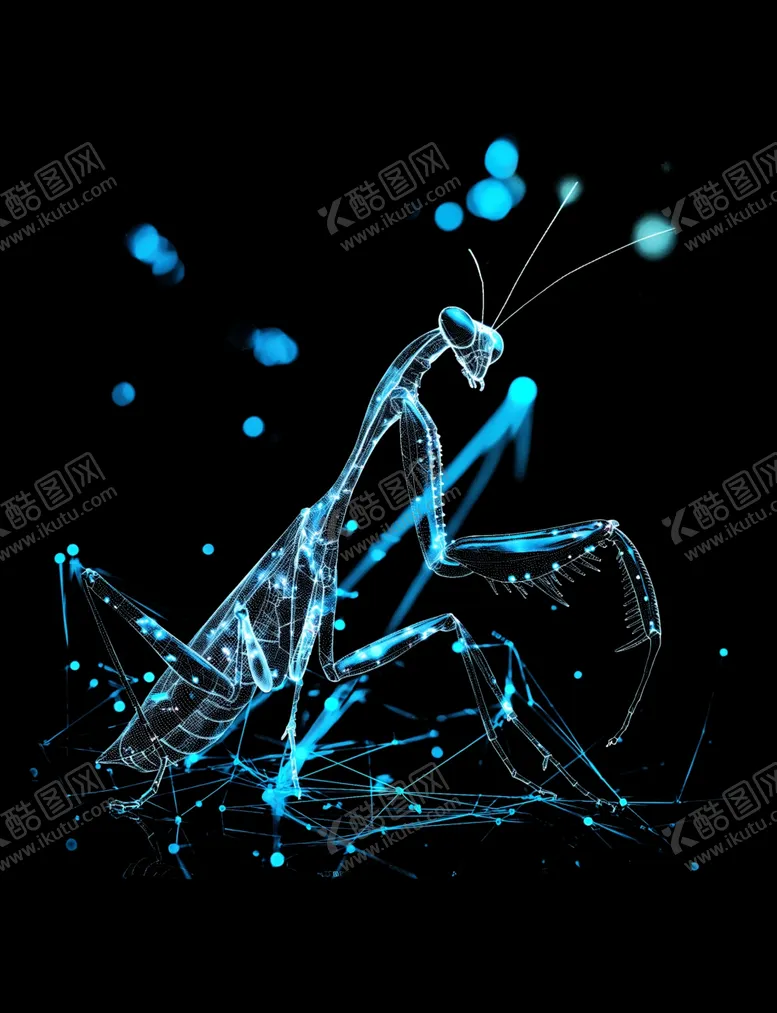 编号：85066502081357153063【酷图网】源文件下载-科技螳螂