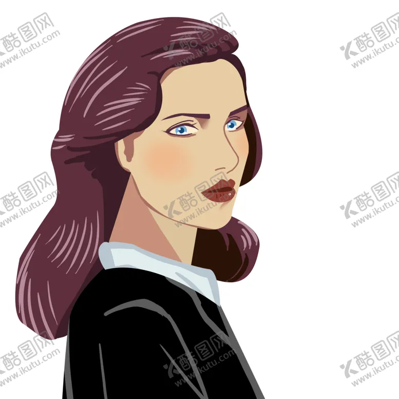 编号：84243602061321151783【酷图网】源文件下载-38三八妇女节复古优雅女性