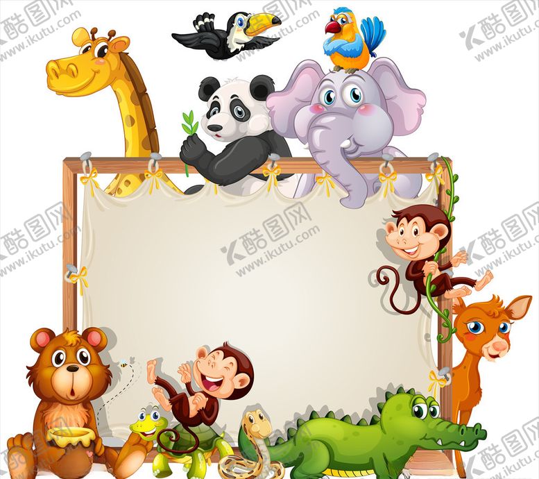 编号：78361809140310587373【酷图网】源文件下载-卡通动物