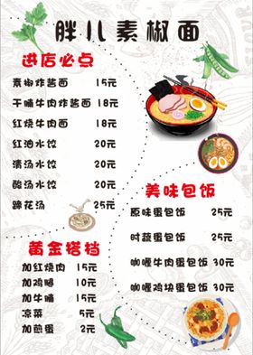 面馆门头手工面条面食面条加盟