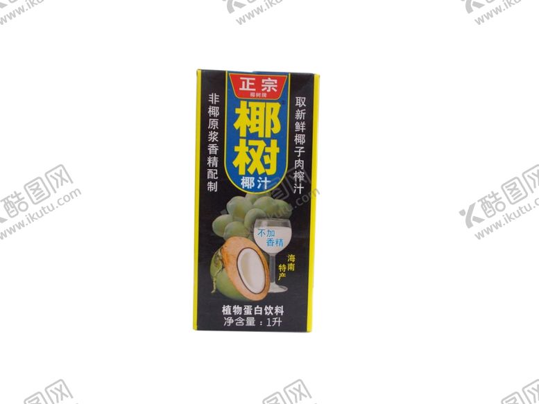 编号：19736905160338562011【酷图网】源文件下载-正宗揶树牌椰子汁1L
