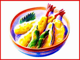 手绘美食
