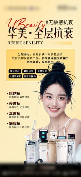 整形海报抗衰海报医美仪器海