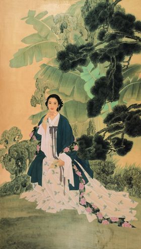 中式古典花鸟工笔画
