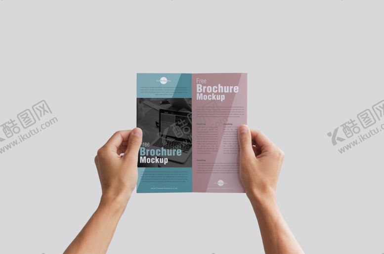 编号：29220106231800278543【酷图网】源文件下载-手拿宣传册样机