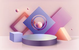 C4D风格漂亮底图