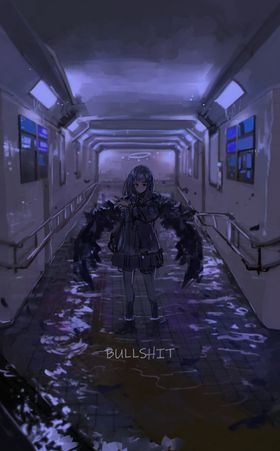 彩色人物动漫插画背景