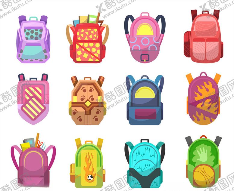编号：95578809151827534811【酷图网】源文件下载-卡通背包