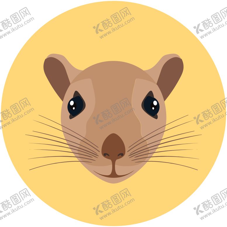 编号：53595709210800148813【酷图网】源文件下载-老鼠动物图标标志图形装饰素材