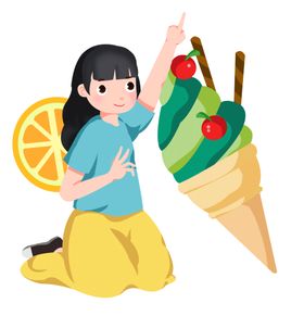 冰淇凌女孩