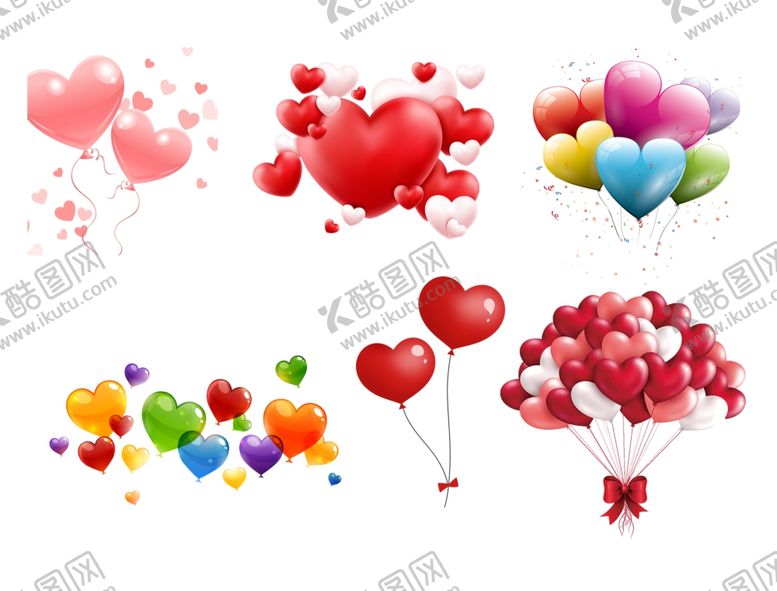 编号：25631809290116109269【酷图网】源文件下载-爱心气球